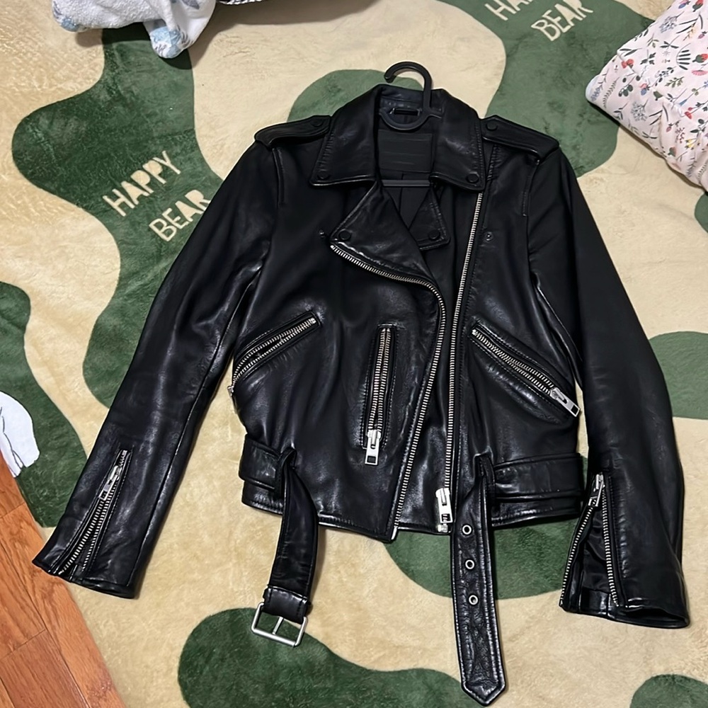 100% Sheep leather Jacket